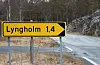 Drapsforsøket fann stad på Lyngholm på påskeaftan. Arkivfoto.