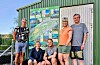 Kåre-Lars Tveit (f.v.), Grethe Solheim, Kjetil Austrheim, Jane Alvseike Austrheim og Geir Torkel Roalkvam ved ei av turtavlene. FOTO: PRIVAT