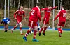 Firemålskårar Martin Sydnes (hoppande) og lagkameratane kunne juble for nok ein Sveio-siger måndag kveld.ARKIVFOTO: TORSTEIN TYSVÆR NYMOEN