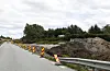 På dette strekket som er rundt 300 meter, blir gang- og sykkelvegen lagt ved eksisterande veg. Dei neste 200 metrane skal leggjast delvis om.