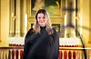 Ukrainske Anastasiia Nuzhna flykta frå krigsjerjingane i heimlandet til Sveio. 26-åringen sin draum er å bli jazz-songar. Torsdag 12. mai syng ho i Sveio kyrkje, under ein velgjerdskonsert.FOTO: TORSTEIN TYSVÆR NYMOEN