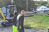 Lek og Park, ei lokal verksemd, var dei som sette opp føysa.