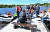 Rundt 30 personar var med på den offisielle opninga 16. juni i fjor. Arkivfoto: Ellen Marie Hagevik