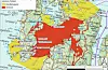 Utvida vernesone for ILA-smitte. Kart: Mattilsynet