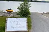No blir bading forbode-skiltet fjerna. FOTO: SVEIO KOMMUNE