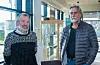 Grunneigarane Ole Andreas Våge (t.v.) og Egil Misje er nøgde med dei endringane som kommunestyret nå har gått inn for, men er framleis kritiske til prosessen. Dei kallar måndagens vedtak ei minimumsløysing. FOTO: EINAR VESTVIK
