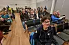 Grete Aase driv med jakthund og er svært negativ til ideen om å få vindmøller nær heimen sin. Foto: Svein-Erik Larsen / Grannar