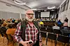 Odd Steinar Kvinnesland tok turen fordi han er motstandar av vindmøllenene. Han fryktar at om ein opnar døra i Skjold kan den bli opna andre plassar også. Foto: Svein-Erik Larsen / Grannar