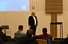 Sigurd Aase er styreleiar i selskapet Nasjonalt senter for utvikling av Nye Maritime Oppdrettsarter NIM AS. Foto: Morten Vågset Møller