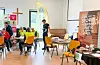 Nokre av dei 13 lag, organisasjonar og kommunen som var med som utstillarar.