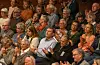 Bergen filharmoniske orkester spelte for 350 publikummarar i Vigdartun fredag kveld.FOTO: TORSTEIN TYSVÆR NYMOEN