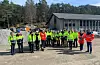 50 ekspertar på motorvegbygging, frå Statens Vegvesen og konsulentselskapet Rambøll, var i Sveio torsdag for å bli kjent med området.FOTO: TORSTEIN TYSVÆR NYMOEN