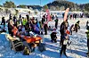 Etter målgang på kort eller lang løype fekk ein utdelt diplom og ein liten premie i sekretariatet. Foto: Kjartan Moe Hustvedt
