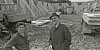 1972: Byggestart på Peko Mineralvannfabrikk på Krossleite, der elementa blei levert av Einar M. Gaard t.h. og Ølen Betong i Mølstrevåg. Til venstre Endre Emil Knutsen.