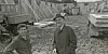 1972: Byggestart på Peko Mineralvannfabrikk på Krossleite, der elementa blei levert av Einar M. Gaard t.h. og Ølen Betong i Mølstrevåg. Til venstre Endre Emil Knutsen.