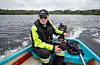 John Ragnar Tveit var båtførar på turen med Vestavind. Foto: Einar Vestvik