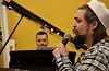 Lars Birger Bergmål song tre songar solo, akkompagnert av André Eide på piano. Foto: Kjartan Moe Hustvedt