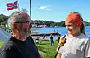 Tuva Bergesen (8) var med morfar Arne Valen til Finn Fram dag i Førde. Ho trekk fram pinnebrød med sukker og kanel som eitt av høgdepunkta.