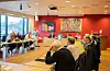 Kommunestyre vart einige om å halde eit ekstraordinært kommunestyremøte for å behandle saka.Biletet er frå eit anna kommunestyremøte tidlegare i år. FOTO: GUNNHILD LØNNING