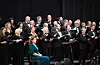 Bergen filharmoniske kor med solist og sporan Ann-Helen Moen.FOTO: TORSTEIN TYSVÆR NYMOEN