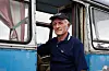 Kjell Inge Førland er med i Rutebilhistorisk Forening Haugalandet, som lokalt har sitt hovudsete i den gamle busstasjonen på Flotmyr.