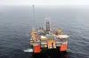 Oljeplattforma Snorre B er stengd som eit føre-var-tiltak etter jordskjelvet som blei registrert i Nordsjøen tidleg måndag morgon. Foto: Harald Pettersen / Equinor / NTB
