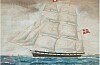 Briggen ”Favoriten” var eigd av J. A. Cøhler & Co. i Stavanger. Skipet hadde ei lasteevne på 179 kml og reiste til Amerika med norske emigrantar i 1849 og 1850. Kapteinen om bord var J. C. Westergaard. I 1849 hadde han med seg 191 passasjerar frå Stavanger til New York. Skipet reiste 16. mai og var framme 28. juni. Blant passasjerane var to familiar frå Sveio. Erik Erikson Haukås reiste saman med kona Astrid Olsdotter og barna Ole (11), Erik (7) og Marthe Elisabeth Aseline (1). Peder Christenson Tjernagel reiste saman med kona Berthe Marie Halvorsdatter og barna Ole Andreas (2) og Christen (½). Berthe Marie døydde av kolera like etter at ho var framme i Fox River-busettinga.