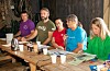 Deler av panelet. F.v. Asle G. Halleraker (TvF), Kjartan Moe Hustvedt (MDG), Linn Therese Erve (Ap), Ruth G. Ø. Eriksen (Frp) og Monica Vandaskog Valen (Sp).