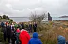 25-årsdagen for Sleipner-ulukka blei markert på Ryvarden tysdag. Ordførar André Mundal Haukås var ein av talarane. Foto: Einar Vestvik