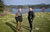 Bøndene i Sveio Andelslandbruk; Arne Valen og Kristian Eilerås. FOTO: GUNNHILD LØNNING