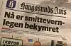 Dataangrepet mot Amedia ramma Noregs største lokalaviskonsern. Også Haugesunds Avis vart råka.FOTO: TORSTEIN TYSVÆR NYMOEN