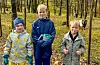 Mange barn var4 med som bøssebærarar i Sveio søndag. Mellom desse var Felix Thomas, Jostein Tvedte og Askil Tvedte.