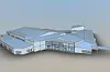 Slik ser skissa til Autodesk for nyskapande aktvitetsanlegg ut frå fugleperspektiv.