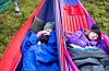 Truleg kjem fleire til å sove i hengekøye til helga. Foto: Gorm Kallestad / NTB / NPK