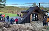 Dagsturhytta i Sveio golfpark, ligg like ved turvegen.