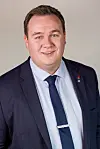 Ordførar i Sveio, André Mundal Haukås (H).