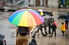 Vårvêret på Kristi himmelfartsdag blir best eigna for paraply, ifølgje meteorologane.