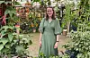 Karin Roos er aktiv på sosiale medium, der ho deler oppdateringar frå hagen sin under namnet @karingardens. Foto: Karin Roos / @karingardens / NPK