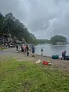 Glimt frå Fiskesommar 2025 i Holsvika. Foto: Privat