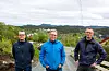 En naturlig konsekvens av kommunestyrevedtaket vil etter vår mening være at Solvind umiddelbart trekker konsesjonssøknaden for vindkraftverket på Nese, skriver vindkraftmotstanderne. Her representert ved Sverre Halleraker (t.v.), Karl Andreas Knutsen og Olav Magne Olsen.