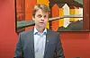 Rådmann Jostein Førre presenterer forslaget til skulebruksplanen.