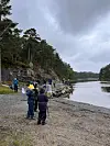 Glimt frå Fiskesommar 2025 i Holsvika. Foto: Privat