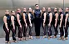 Gullvinnarane frå Sveio. Exhibition Senior Team AI, som henta heim gull til Sveio også dette året, består av utøvarane (f.v.) Renate Fjelde Pedersen, Emmelin Hjelmeseter, Emilia Åsbø, Sunniva Vikse, Ingeborg Storstein, Alex Heggheim Petersen, Cecilie Apeland, Malin Åsbø, Ingrid Andrea Kvalvåg Panayiotou, Maria Fonnes og Anne Synnøve Breistig.
