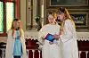 Årets Lys Vaken-gudsteneste i Sveio kyrkje blir ikkje open for publikum, men den vil bli streama. 6. klassingar i soknet er medverkande. Bildet er frå 2017.