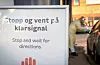 Koronatesting på Rommen i Oslo nyleg. Foto: Ole Berg-Rusten / NT