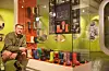 Alexander Sandtorv har blitt 38 år og har bytta ut Cherrox med Adidas, men også dei kunne blitt vist fram på plastutstillinga på Teknisk museum i Oslo. Foto: Kenneth Sjøvold / NPK