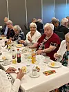 God stemning; frå høgre mot venstre Lillemor Økland, Johanne Rydningen, Liv Våge og Svanhild Fagerland.