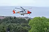 Helikopteret frå 330 Svadronen var på øving saman med Heimevernungdommen i HV08.