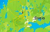 Slik såg ruta til helikopteret ut klokka 13.50.