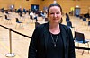 Kommunalsjef Ingunn Toft trur Sveio er inne i ein smittetopp denne og neste veke. Bildet er frå tidlegare vaksinering på Vigdartun.ARKIVFOTO: TORSTEIN TYSVÆR NYMOEN